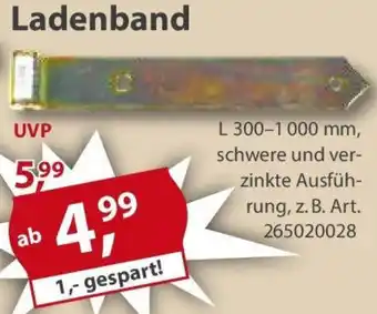 Sonderpreis Baumarkt Ladenband Angebot
