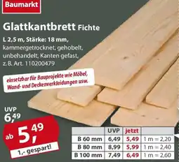 Sonderpreis Baumarkt Glattkantbrett Fichte Angebot
