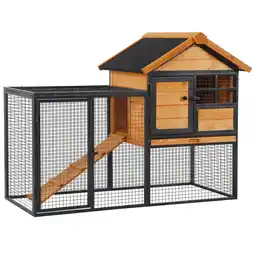 Netto Marken-Discount PawHut Kaninchenstall Tannenholz, Metall Angebot