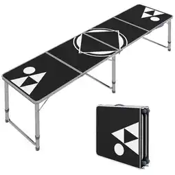 Netto Marken-Discount Outsunny Bierpong Tisch Aluminium, MDF Angebot
