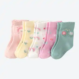 NKD Baby-Mädchen-Socken in buntem Design, 5er-Pack Angebot