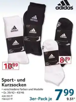 Selgros Adidas Sport- und Kurzsocken Angebot