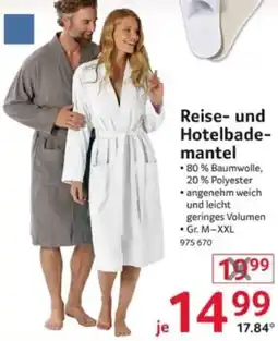 Selgros Reise- und Hotelbademantel Angebot