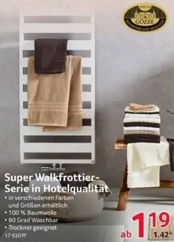 Selgros GÖZZE Super Walkfrottier- Serie in Hotelqualität Angebot