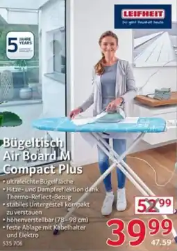 Selgros LEIFHEIT Bügeltisch Air Board M Compact Plus Angebot