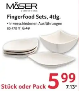 Selgros MÄSER Fingerfood Sets, 4tlg. Angebot