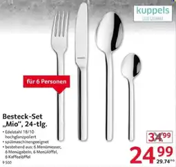 Selgros Kuppels Besteck-Set ,,Mio", 24-tlg. Angebot