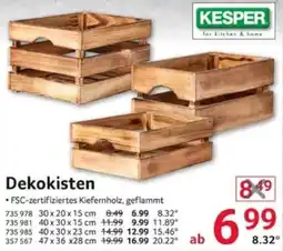 Selgros KESPER Dekokisten Angebot
