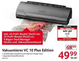 Selgros Caso Vakuumierer VC 10 Plus Edition Angebot