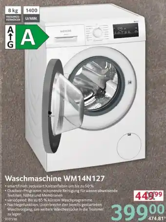 Selgros SIEMENS Waschmaschine WM14N127 Angebot