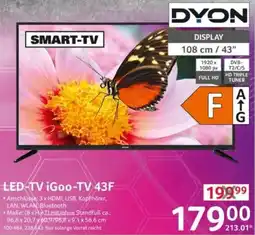 Selgros DYON LED-TV iGoo-TV 43F Angebot