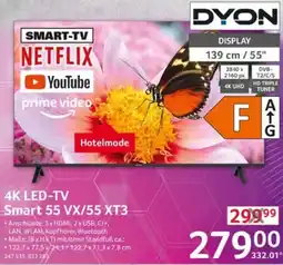 Selgros DYON 4K LED-TV Smart 55 VX/55 XT3 Angebot