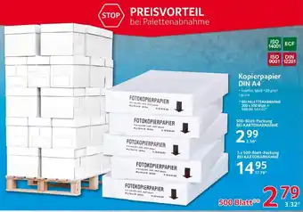 Selgros Kopierpapier DIN A4 Angebot