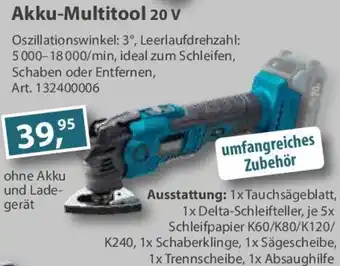 Sonderpreis Baumarkt GERMANIA Akku-Multitool 20 V Angebot