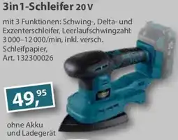 Sonderpreis Baumarkt GERMANIA 3in1-Schleifer 20 V Angebot