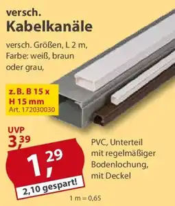 Sonderpreis Baumarkt versch. Kabelkanäle Angebot