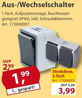 Sonderpreis Baumarkt Aus-/Wechselschalter Angebot