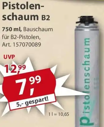 Sonderpreis Baumarkt Pistolenschaum B2 Angebot