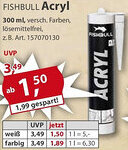 Sonderpreis Baumarkt FISHBULL Acryl Angebot