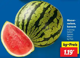 Lidl Wassermelone, kernarm Angebot