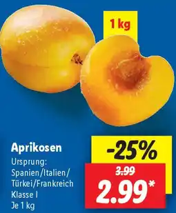 Lidl Aprikosen Angebot