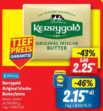 Lidl Kerrygold Original Irische Butter/extra Angebot