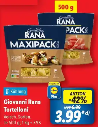 Lidl Giovanni Rana Tortelloni Angebot