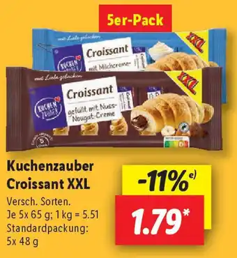 Lidl Kuchenzauber Croissant XXL Angebot
