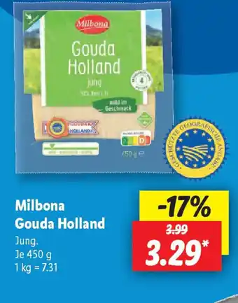 Lidl Milbona Gouda Holland Angebot