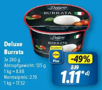 Lidl Deluxe Burrata Angebot
