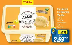 Lidl Bon Gelati Eis Bourbon Vanille Angebot