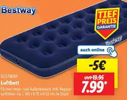 Lidl BESTWAY Luftbett Angebot