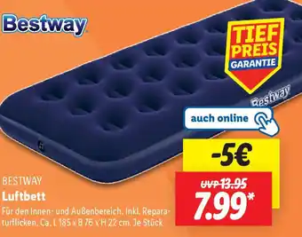 Lidl BESTWAY Luftbett Angebot