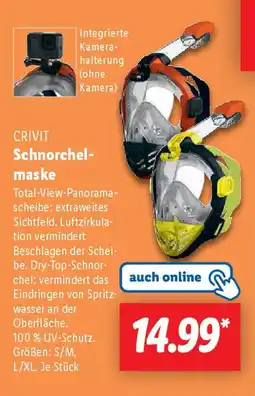 Lidl CRIVIT Schnorchel- maske Angebot