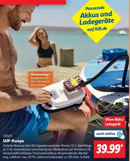 Lidl CRIVIT SUP-Pumpe Angebot