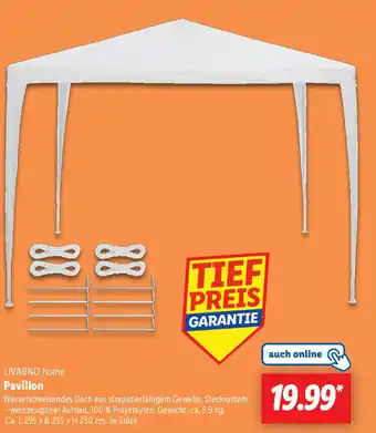 Lidl LIVARNO home Pavillon Angebot