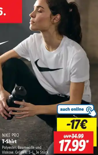 Lidl NIKE PRO T-Shirt Angebot