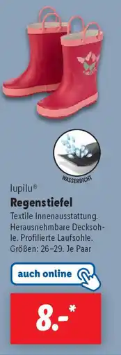 Lidl lupilu Regenstiefel Angebot