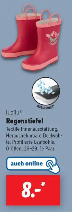 Lidl lupilu Regenstiefel Angebot