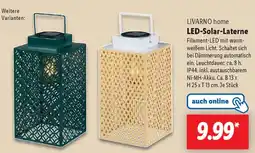 Lidl LIVARNO home LED-Solar-Laterne Angebot