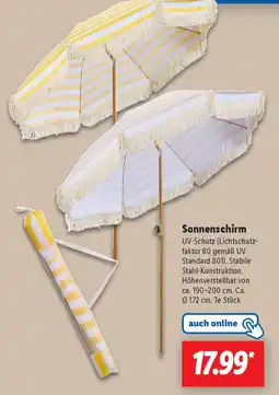 Lidl Sonnenschirm Angebot