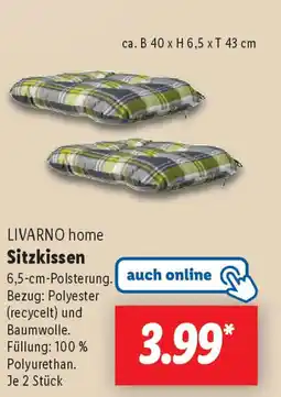 Lidl LIVARNO home Sitzkissen Angebot