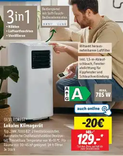 Lidl SILVERCREST Lokales Klimagerät Angebot
