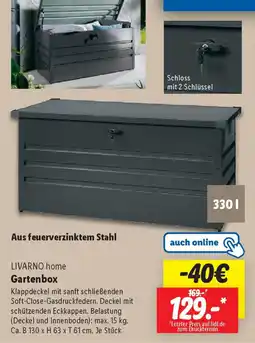 Lidl LIVARNO home Gartenbox Angebot
