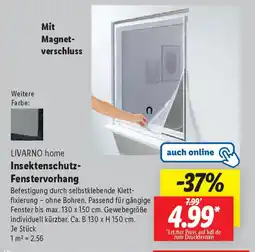 Lidl LIVARNO home Insektenschutz- Fenstervorhang Angebot
