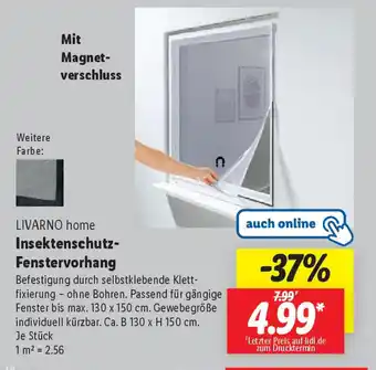 Lidl LIVARNO home Insektenschutz- Fenstervorhang Angebot