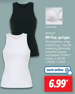 Lidl esmara BH-Top, gerippt Angebot