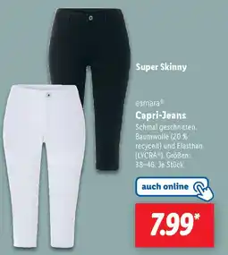 Lidl esmara Capri-Jeans Angebot