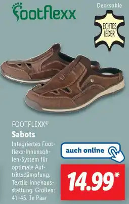 Lidl FOOTFLEXX Sabots Angebot
