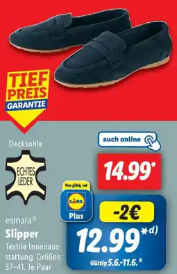 Lidl esmara Slipper Angebot